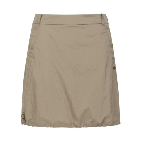 여성 타공 믹스 스트링 헴 큐롯 스커트