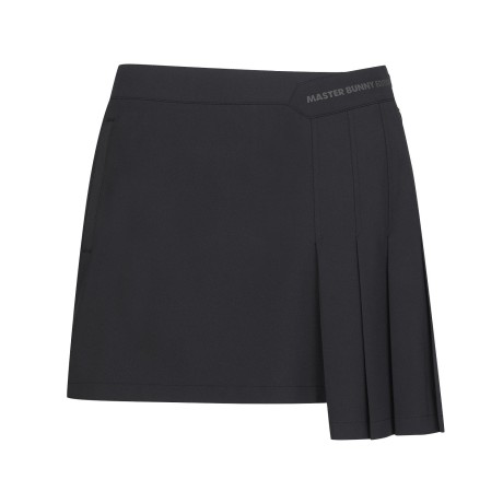 여성 탈착 포켓 플리츠 믹스 큐롯 스커트