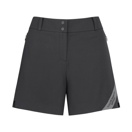 여성 로고 테이프 백 밴딩 쇼츠