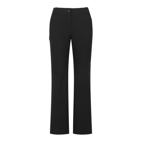 여성 타공 믹스 패널 부츠컷 팬츠