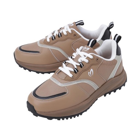 여성 백 로고 컬러 블록 스파이크리스 골프화