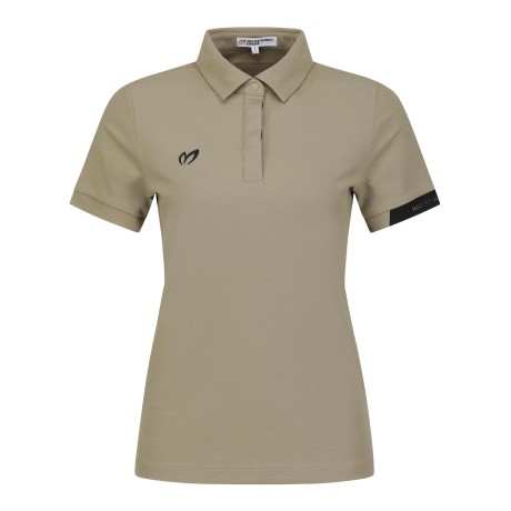 여성 엠보 심볼 칼라 반팔 티셔츠