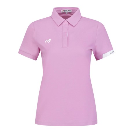 여성 엠보 심볼 칼라 반팔 티셔츠