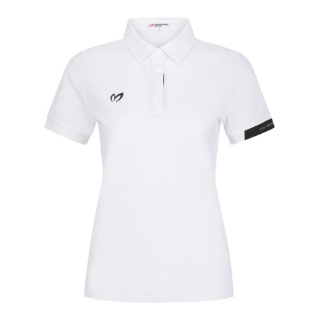 여성 엠보 심볼 칼라 반팔 티셔츠