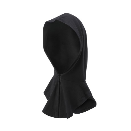 여성 심플 로고 버튼 기모 후드