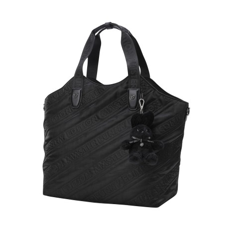 여성 로고 자수 빅 토트백 & 바니 키링