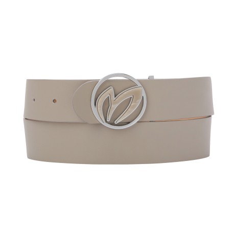 여성 메탈 심볼 버클 벨트