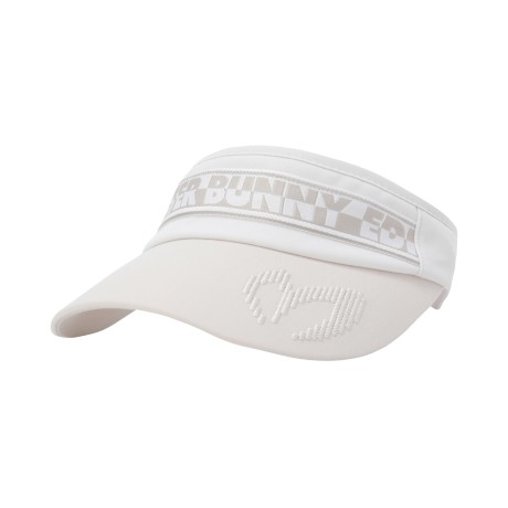 여성 로고 웨빙 썬바이저