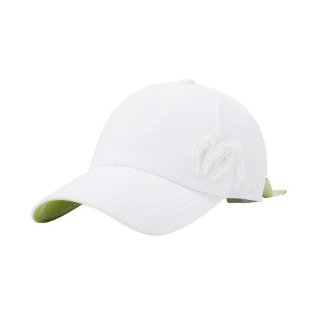 여성 사이드 비딩 심볼 리본 볼캡