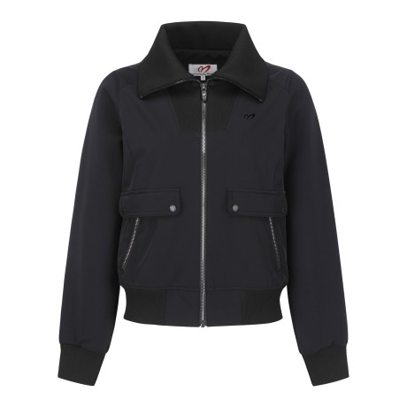 여성 와이드 카라 플랩 포인트 점퍼