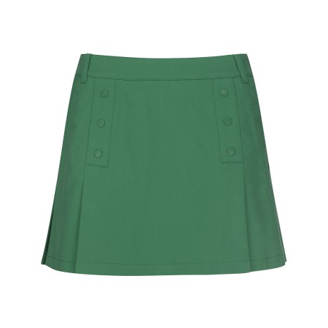 여성 페이크 버튼 큐롯 스커트