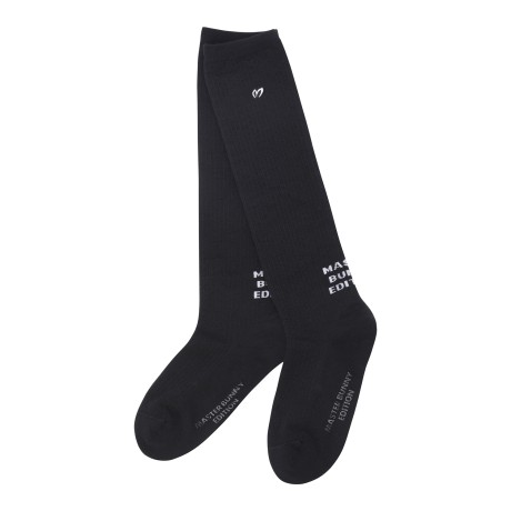 여성 논슬립 심플 로고 니삭스