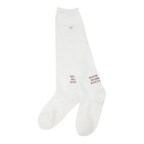 여성 논슬립 심플 로고 니삭스