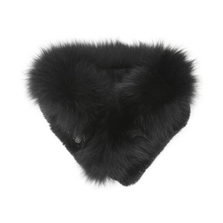 여성 비딩 퍼 넥워머