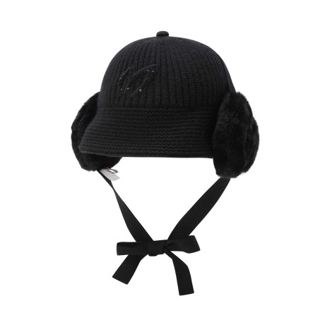 여성 이어워머 니트 버킷햇