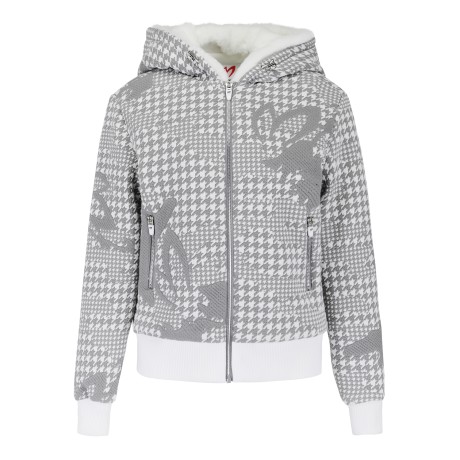여성 탈착 퍼 하운드투스 후드 패딩 점퍼