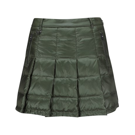 여성 구스다운 플리츠 큐롯 스커트