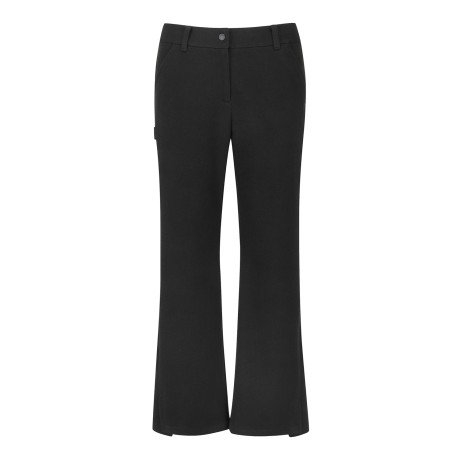 여성 밑단 옆트임 디테일 부츠컷 팬츠