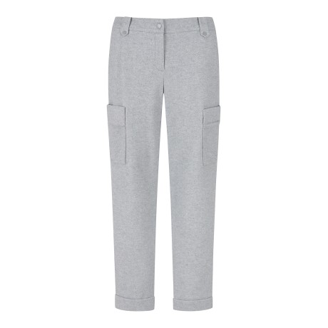 여성 카고 포켓 롤업 팬츠