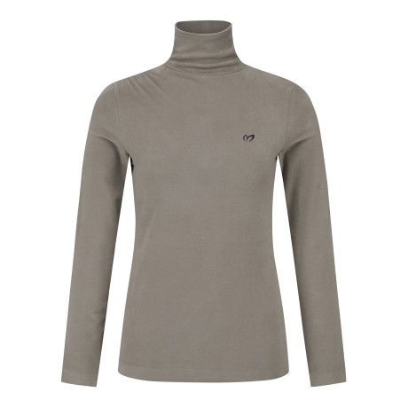 여성 하이넥 베이직 이너 티셔츠