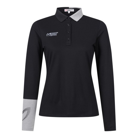 [윤이나 캡슐라인] 여성 로고 컬러 믹스 긴팔 티셔츠