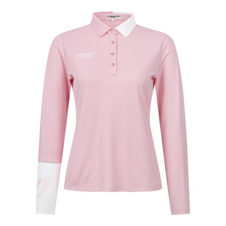 [윤이나 캡슐라인] 여성 로고 컬러 믹스 긴팔 티셔츠