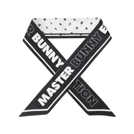 여성 볼드 로고 실크 트윌리