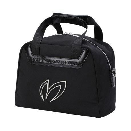 여성 메탈 심볼 배색 핸들 투웨이백