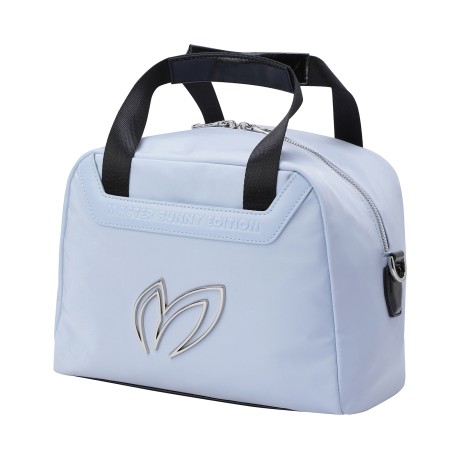 여성 메탈 심볼 배색 핸들 투웨이백