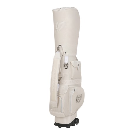 여성 금속 엠블럼 트롤리 휠 캐디백