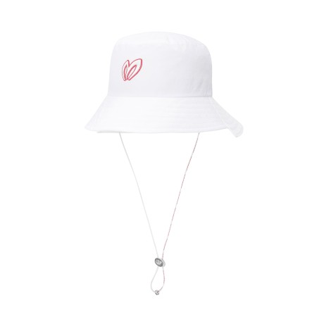 여성 심볼 자수 언밸런스 버킷햇