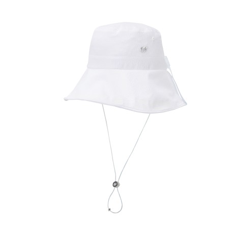 여성 글리터 로고 시어서커 버킷햇