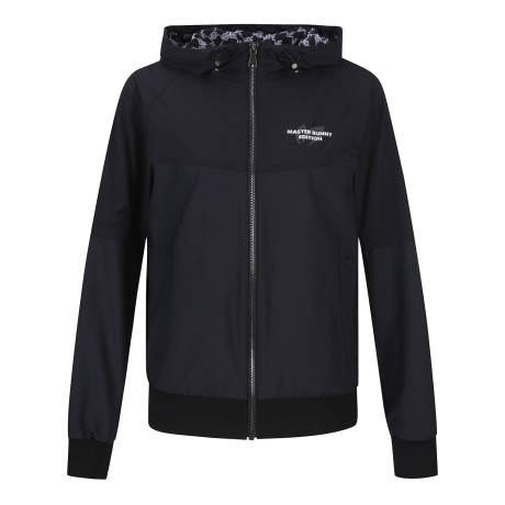 여성 로고 메쉬 후드 집업 점퍼