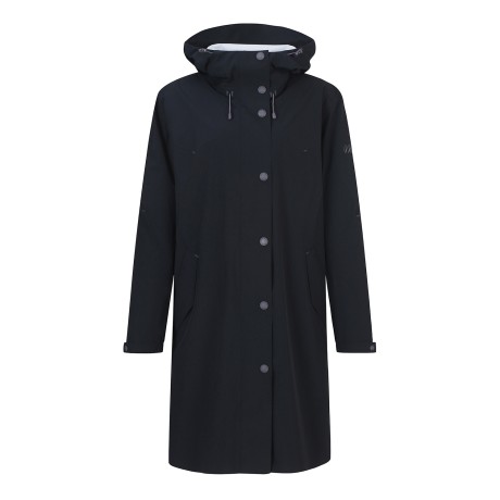 여성 후드 패커블 레인 점퍼