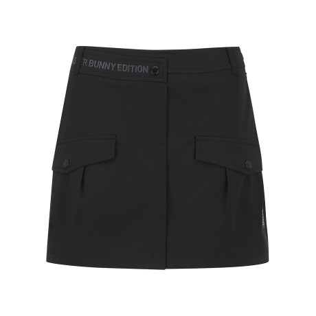 여성 페이크 랩 로고 큐롯 스커트