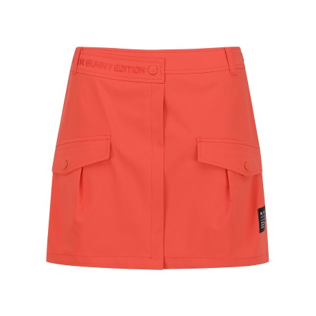 여성 페이크 랩 로고 큐롯 스커트