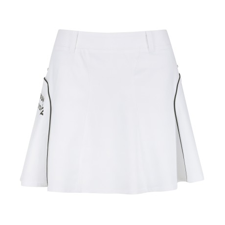 여성 배색 파이핑 플라운스 큐롯 스커트