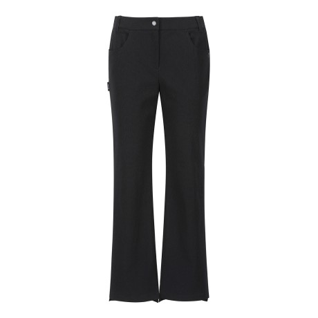 여성 스텝 헴 스트레치 팬츠