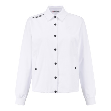 여성 엠보 심볼 스트레치 아우터형 셔츠