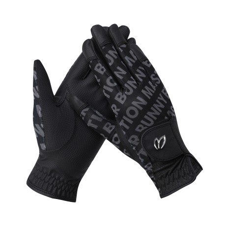 여성 로고 패턴 메쉬 양손 장갑