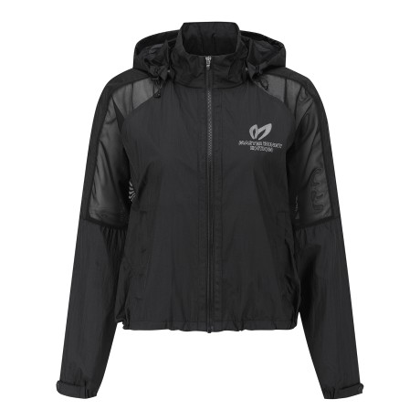 여성 메쉬 블록 라이트 홑겹 바람막이