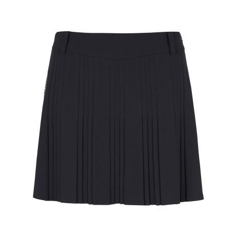 여성 사이드 로고 멀티 플리츠 큐롯 스커트