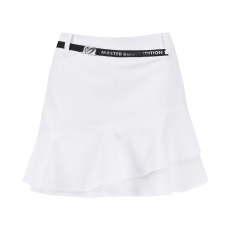 여성 타공 레이어 플라운스 스커트