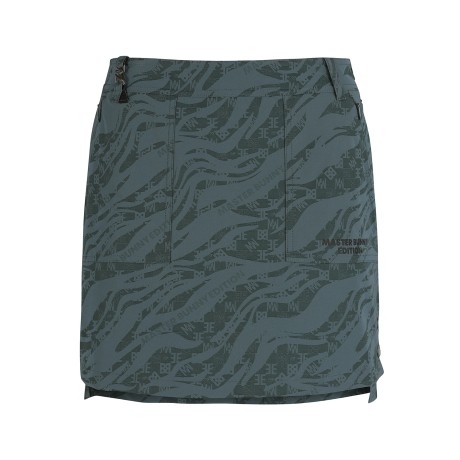 여성 로고 지브라 패턴 큐롯 스커트