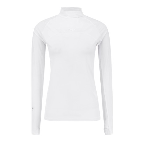 여성 컷팅 커프스 냉감 모크넥 티셔츠