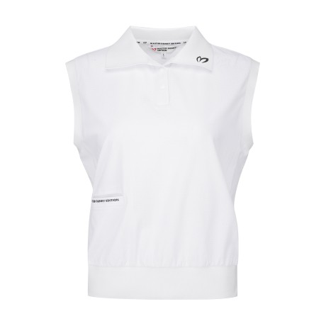 여성 심볼 미니 포켓 슬리브리스 티셔츠