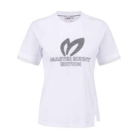 여성 심볼 튤 커프스 반팔 티셔츠