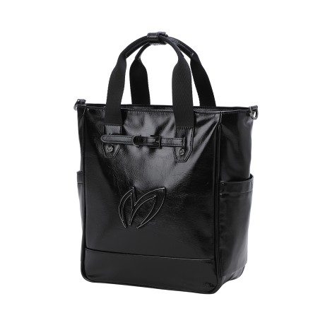 여성 메탈 심볼 웨빙 스트랩 토트백