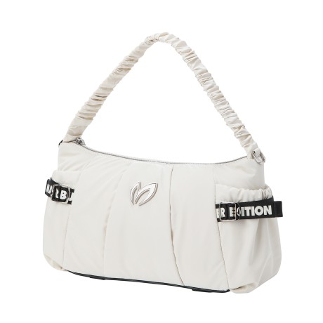 여성 로고 스트링 셔링 핸들 토트백