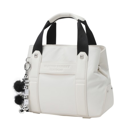 여성 메탈 키링 스터드 투웨이 토트백